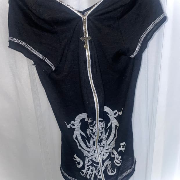 빈티지 티셔츠 고스 펑크 미사깔