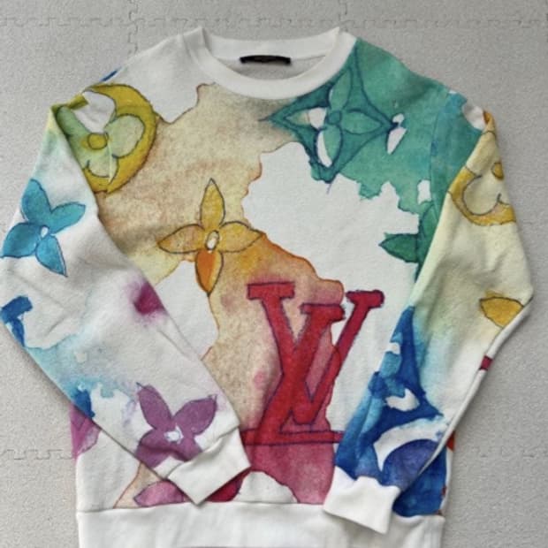 루이비통 멀티컬러 모노그램 하이엔드 니트 L