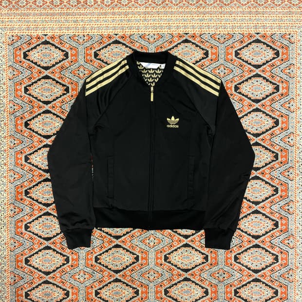 아디다스 메달리스트 골드 블랙 집업져지 여성90