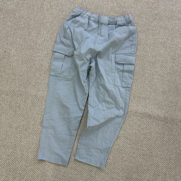 145 네파키즈 라이트블루 카고 팬츠 0408D