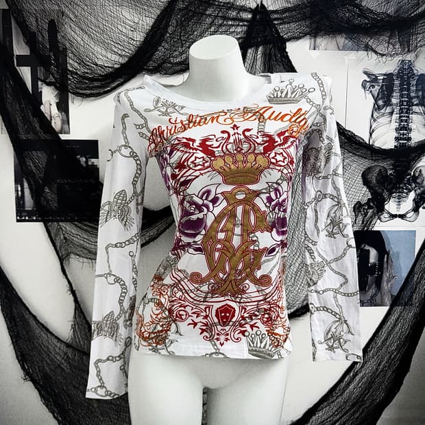 Christian audigier printing longsleeve