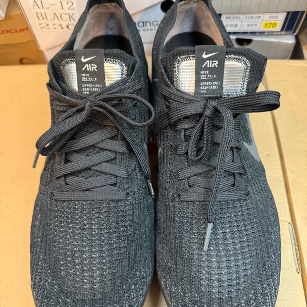 (290) 나이키 에어 베이퍼맥스 플라이니트 3.0 트리플 블랙