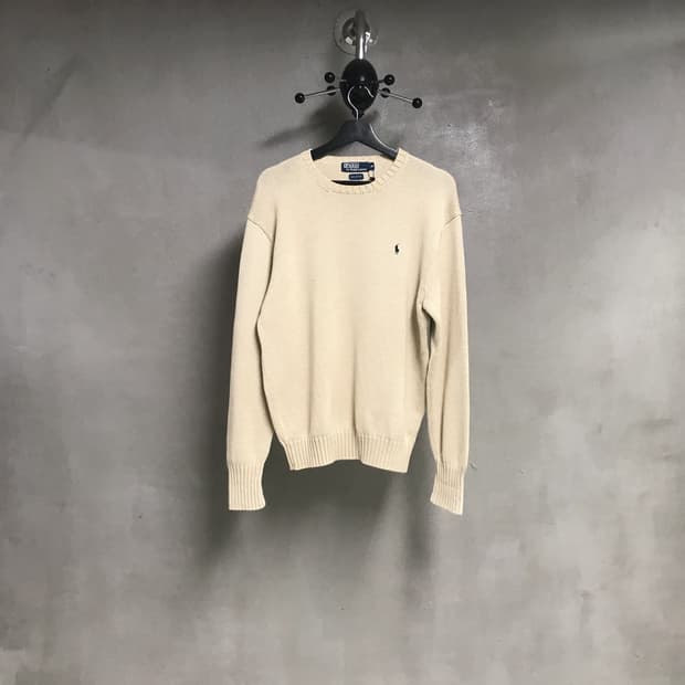 폴로 랄프로렌 베이지 니트 100