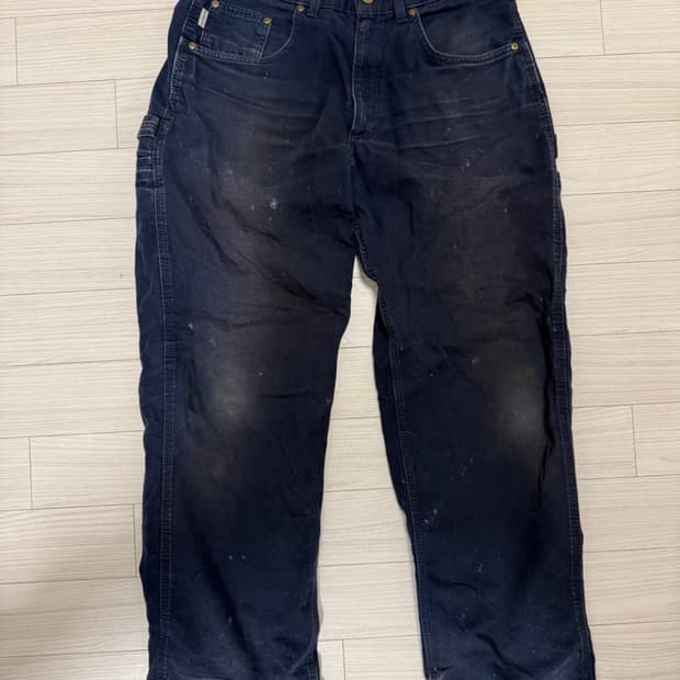 빈티지 칼하트 카펜터 팬츠 34x32