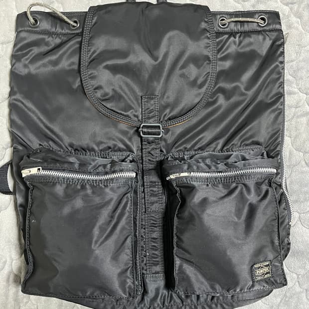 Porter 요시다 포터 탱커 지퍼백팩  럭색 블랙