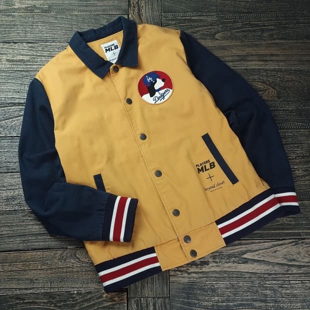 [MLB X 비욘드클로젯] 패치 코튼 바시티 자켓 M18347