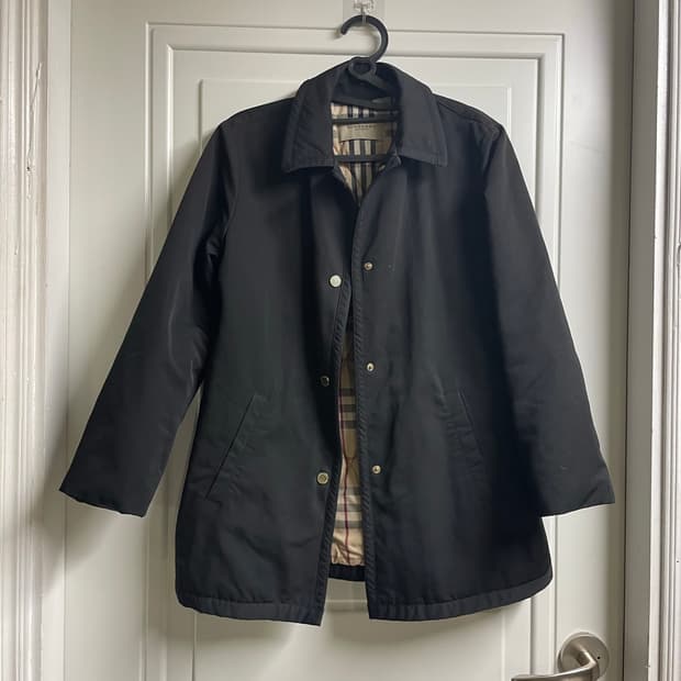 버버리 노바체크 누빔 자켓