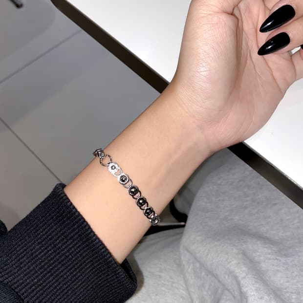 미니 부케 팔찌