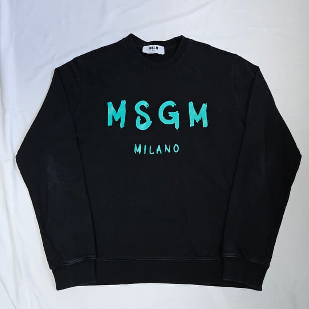 MSGM 밀라노 이태리 맨투맨 스웻셔츠 L 정품 (백화점 라벨)