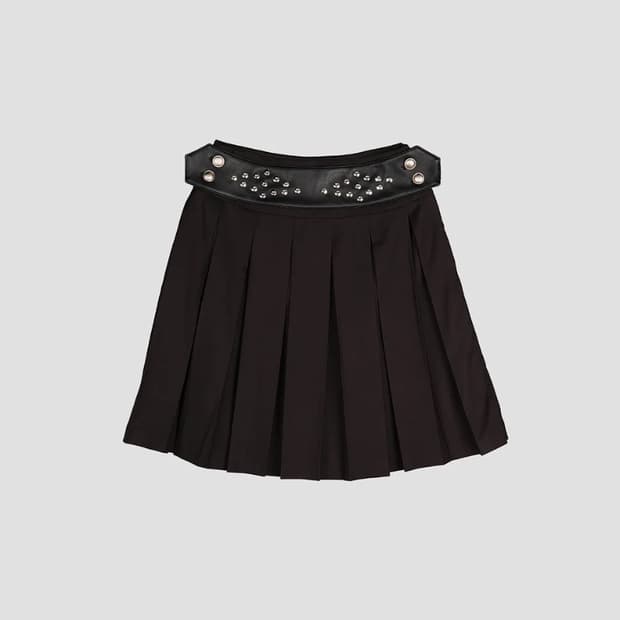 데어드 dared 플리츠 스커트 블랙 M