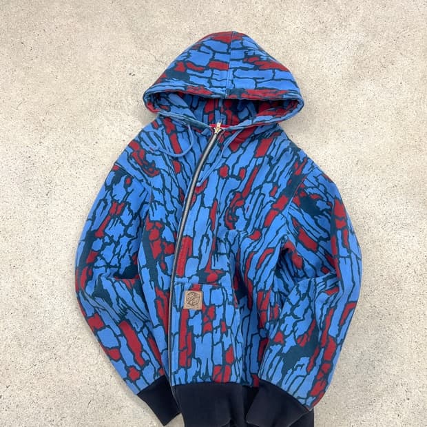 슈프림 05FW 트리 바크 써멀 후드집업