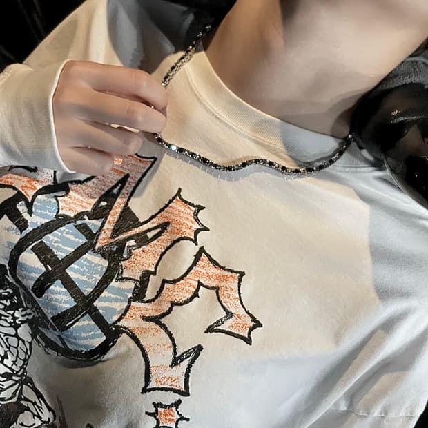 pcr053 Gang hill tennis necklace