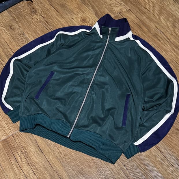 [XL] 미즈노 다크 그린 네이비 져지 자켓