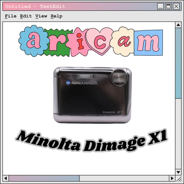 🖤남서연&프리지아!)Minolta Dimage X1 미놀타 디미지 x1