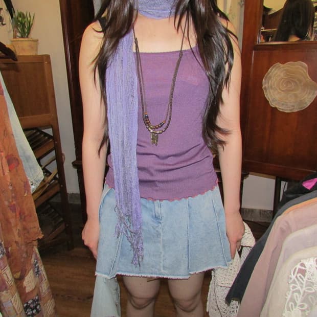 jpn vintage purple sleeveless