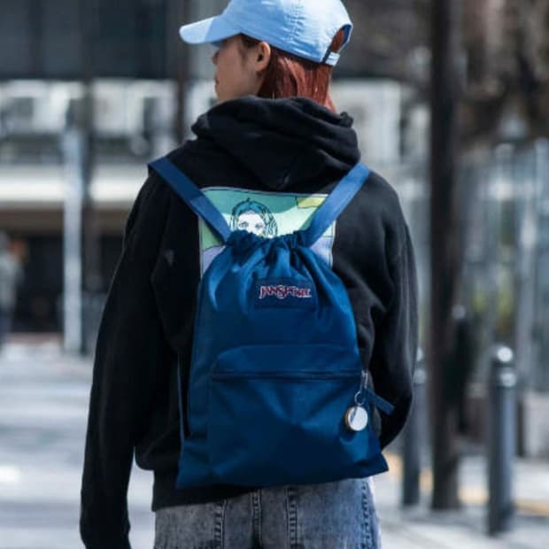 잔스포츠 드로우색 네이비