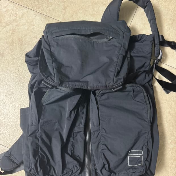 블랭코브 더블 크래스프 백팩 네이비