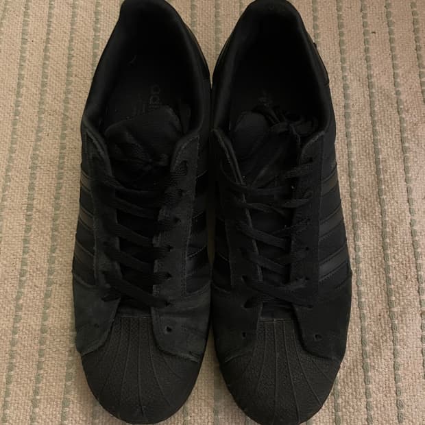 아디다스 슈퍼스타 올블랙 280 스웨이드 (미국발)