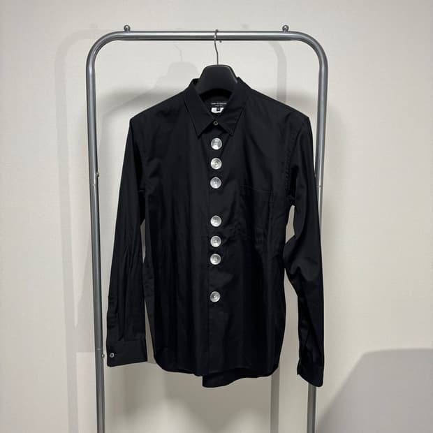 M) 꼼데가르송 옴므 플러스 빅 버튼 셔츠