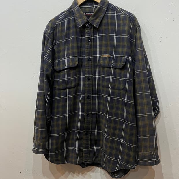 POLO JEANS 폴로진스 플란넬 체크셔츠 