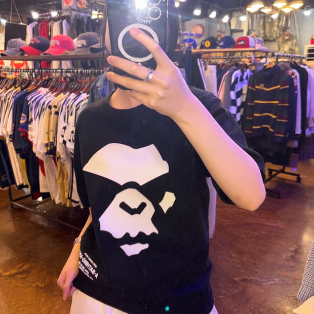 베이프 에이프 헤드 티셔츠