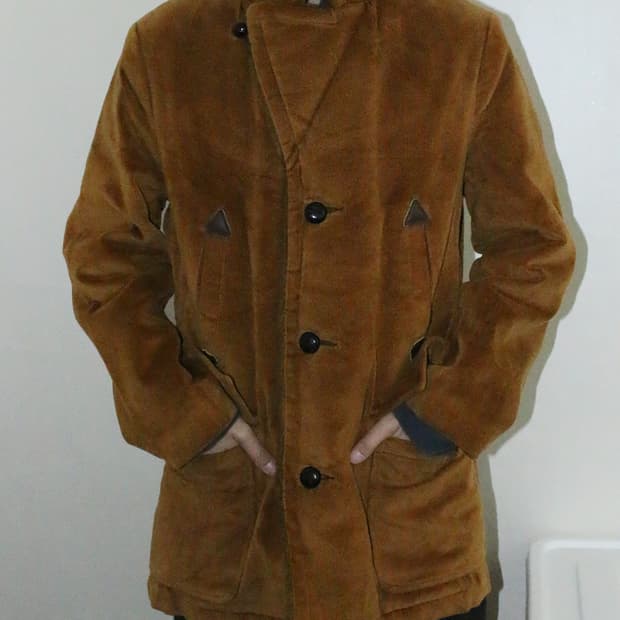 70S USA 빈티지 코듀로이 퍼 자켓