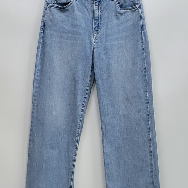 GUESS 24SS 와이드 데님 청바지 / 여 73 (29) 연청 스판