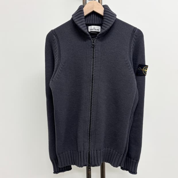 [M]스톤아일랜드 와펜패치 숄카라 가디건