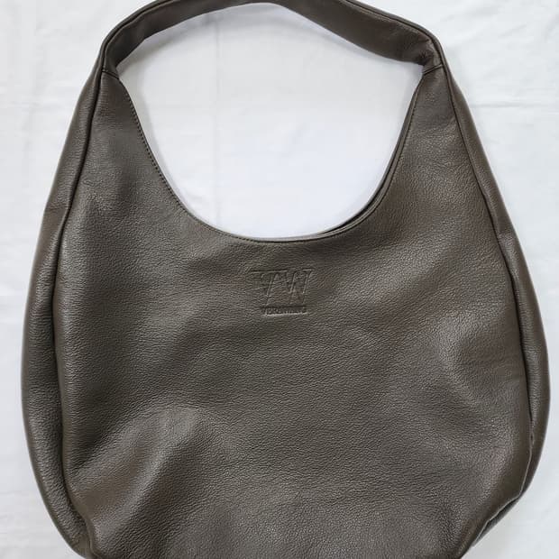 베라왕 샹스 빅백 소가죽 숄더백 카키