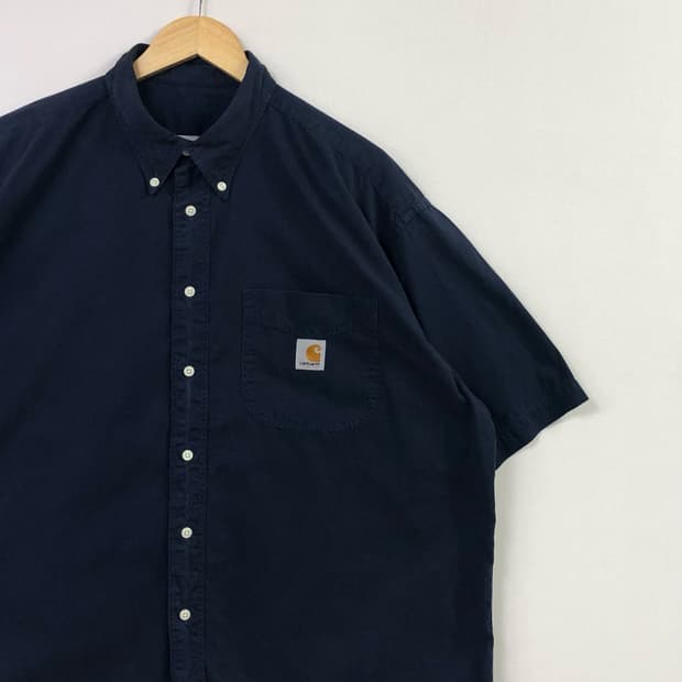 Xxl 칼하트 네이비 워크 셔츠