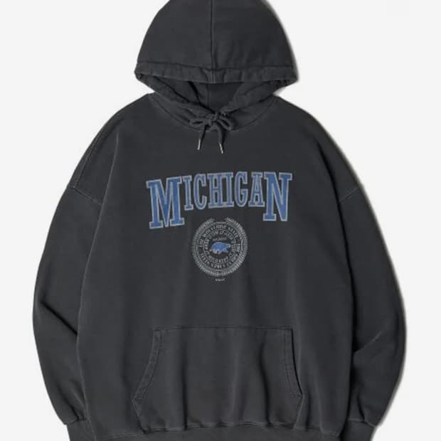 트래블 미시간 후드티 새제품