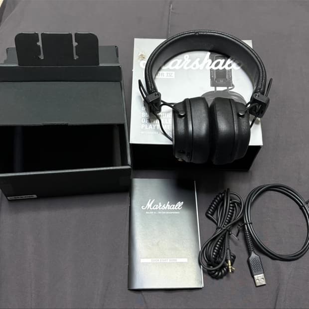 마샬 메이저4 블루투스 헤드폰 풀박스