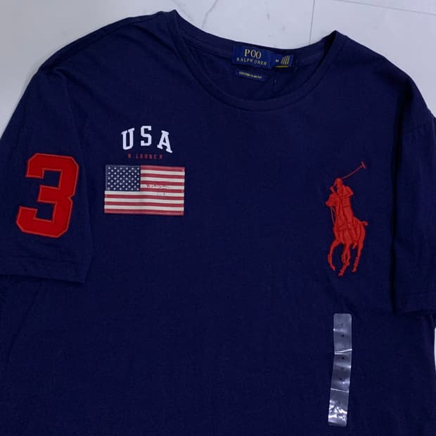 (새상품) 폴로 빅포니 성조기 티셔츠