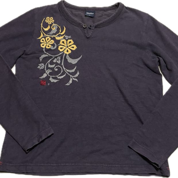 빈티지 자수 롱슬리브