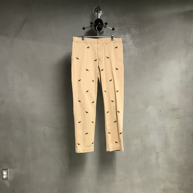 폴로 랄프로렌 멀티 자수 치노 팬츠 베이지 36/32