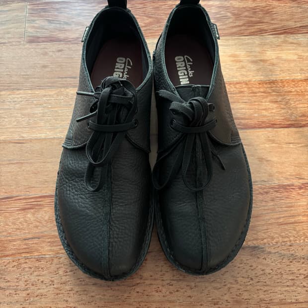 (285) 클락스 데저트 트랙 고어텍스 블랙 그레인레더