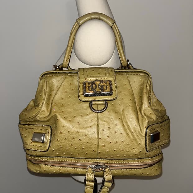 Guess yellow beige shoulder bag