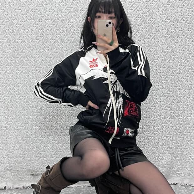 아디다스 X 스타워즈 스트릿펑크 다스베이더 져지 집업 100 C11534