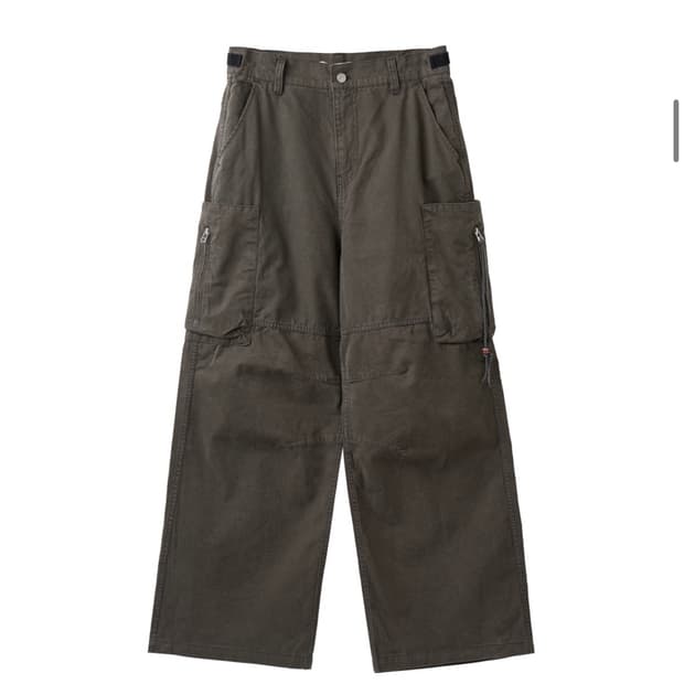 아르반 듀얼 포켓 비즈 팬츠_유즈드 차콜