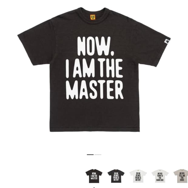 휴먼 메이드 스타 워즈 그래픽 티셔츠 #1 블랙