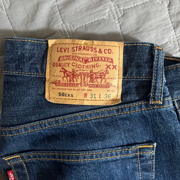 리바이스 501XX 데님