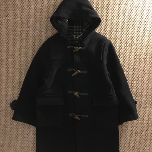 Burberry kids 네이비 더플코트