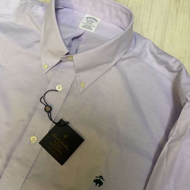 [XXL] 브룩스 브라더스 남성 셔츠 라벤더 새상품