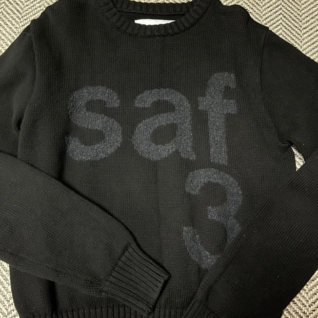 사파리스팟 니트 블랙 1사이즈