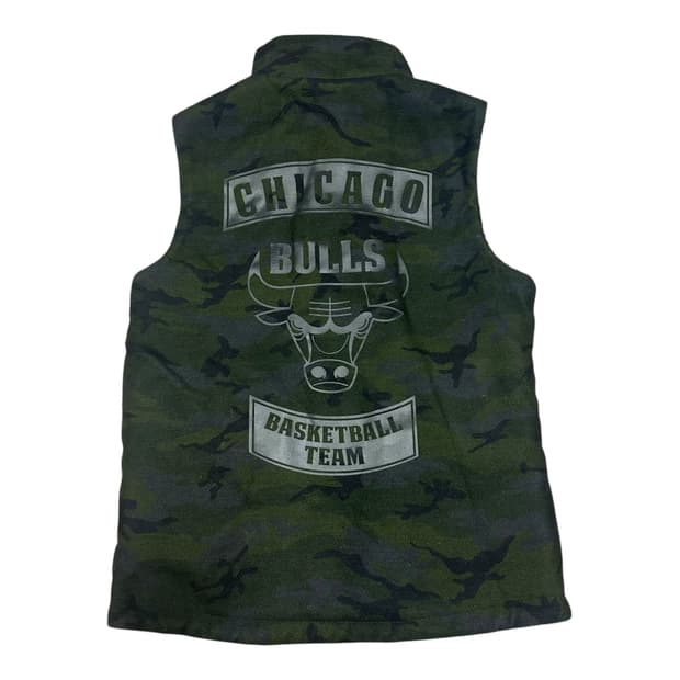 ✨ (바배) NBA 시카고불스 리버시블 카모 베스트 조끼 