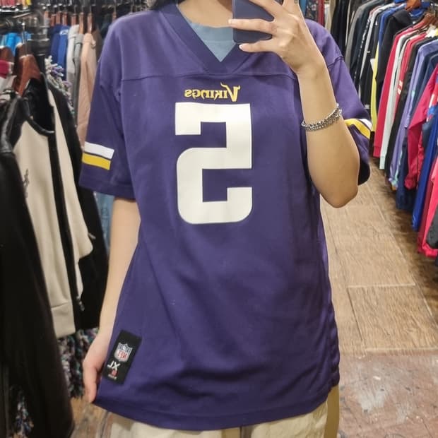 [Hi] NFL 풋볼 져지 반팔티 퍼플