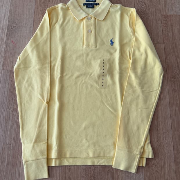 스키니 폴로 랄프로렌 여성 긴팔 카라티 S