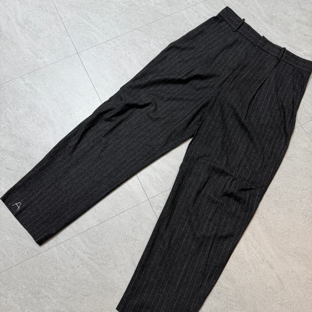 자라 아더에러 스트라이프 트라우저 그레이 M