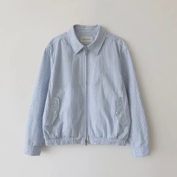 낫띵리튼 스트라이프 블루종 Marche summer blouson