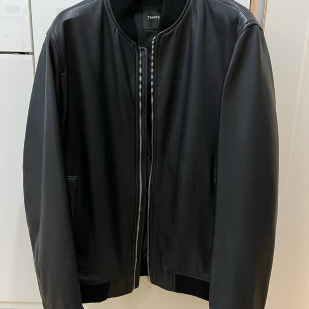 띠어리 양가죽 봄버자켓 xl